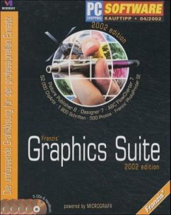 Cover Franzis` Graphics Suite 2002 edition, 5 CD-ROMs