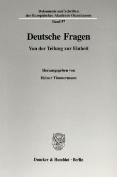 Deutsche Fragen. - Timmermann, Heiner (Hrsg.)