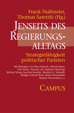 Jenseits des Regierungsalltags - Nullmeier, Frank / Saretzki, Thomas (Hgg.)