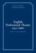 English Professional Theatre, 1530-1660 - Bild 1