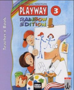 Cover 3. Klasse, Teacher's Book / Playway Rainbow Edition