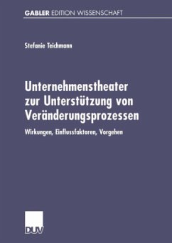 Unternehmenstheater zur Unterstützung von Veränderungsprozessen - Teichmann, Stefanie