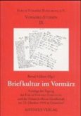 Briefkultur im Vormärz
