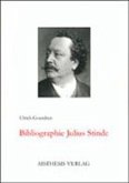 Bibliographie Julius Stinde Bibliographie Julius Stinde