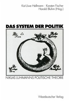 Das System der Politik - Hellmann, Kai-Uwe / Fischer, Karsten / Bluhm, Harald (Hgg.)