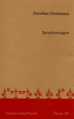 Sprachversagen - Dieckmann, Dorothea