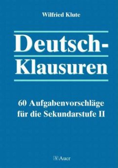 Deutsch-Klausuren - Klute, Wilfried