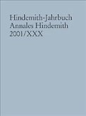 Hindemith-Jahrbuch 2001; Annales Hindemith