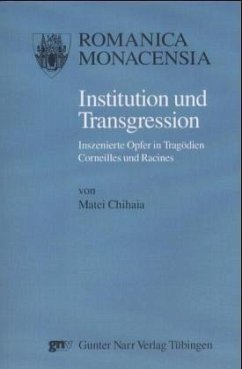 Institution und Transgression - Chihaia, Matei