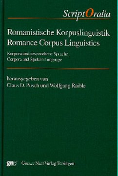 Romanistische Korpuslinguistik, m. CD-ROM - Pusch, Claus D. / Raible, Wolfgang (Hgg.)