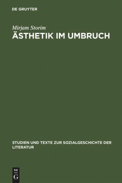 Ästhetik im Umbruch - Storim, Mirjam