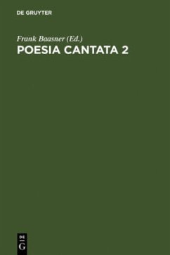 Poesia cantata 2 - Baasner, Frank (Hrsg.)