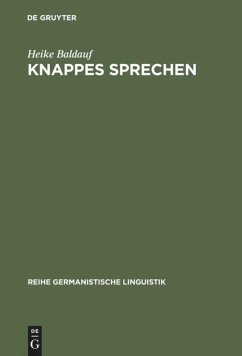 Knappes Sprechen - Baldauf, Heike