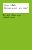 Hans Fallada 'Kleiner Mann - was nun'