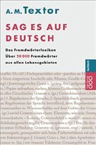 Cover Sag es auf deutsch