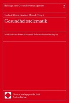 Gesundheitstelematik - Klusen, Norbert / Meusch, Andreas (Hgg.)