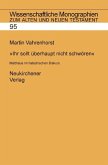 'Ihr sollt überhaupt nicht schwören'