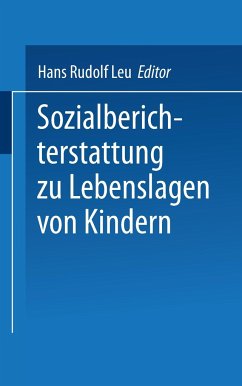 Sozialberichterstattung zu Lebenslagen von Kindern - Leu, Hans-Rudolf (Hrsg.)