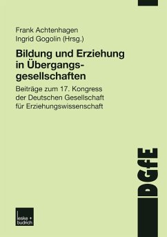 Bildung und Erziehung in Übergangsgesellschaften