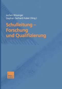 Schulleitung ¿ Forschung und Qualifizierung - Wissinger, Jochen / Huber, Stephan Gerhard (Hgg.)