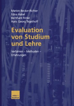 Evaluation von Studium und Lehre - Becker-Richter, Marion; Tegethoff, Hans Georg; Rinke, Bernhard; Habel, Edna