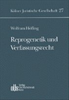 Cover Reprogenetik und Verfassungsrecht