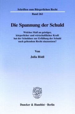 Die Spannung der Schuld. - Rödl, Julia