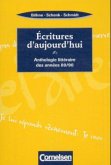 Ecritures d' aujourd'hui Ecritures d' aujourd'hui