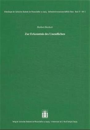 Zur Erkenntnis des Unendlichen