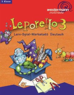 Deutsch, 3. Klasse, 1 CD-ROM / Leporello, Lern-Spiel-Werkstatt, CD-ROMs