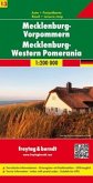Freytag & Berndt Autokarte Mecklenburg-Vorpommern / Mecklenburg-Western Pomerania. Mecklembourg-Poméranie occidentale / Meclenburgo-Pomerania Occidentale / Mecklemburgo-Pomerania Occidental