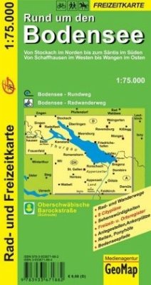 GeoMap Karte Rund um den Bodensee