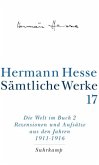 Die Welt im Buch / Sämtliche Werke 17, Tl.2