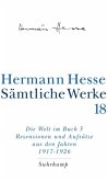 Die Welt im Buch / Sämtliche Werke 18, Tl.3