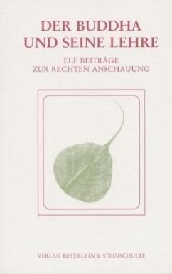 Cover Der Buddha und seine Lehre