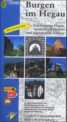 Cover Topographische Sonderkarte Baden-Württemberg Burgen im Hegau
