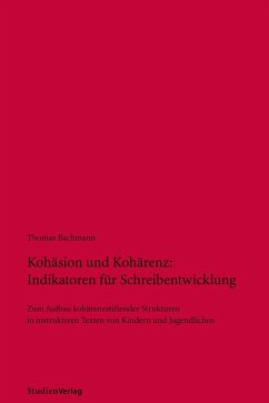 Cover Kohäsion und Kohärenz: Indikatoren für Schreibentwicklung