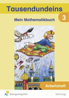 Cover Mein Mathematikbuch, Arbeitsheft / Tausendundeins, Ausgabe Bayern Bd.3