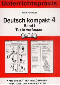 Texte verfassen / Deutsch kompakt 4 Bd.1 - Grünauer, Karl-Hans