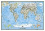 National Geographic Map The World, Political, Classic, laminiert, Planokarte