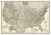 National Geographic Map North America Political, Planokarte