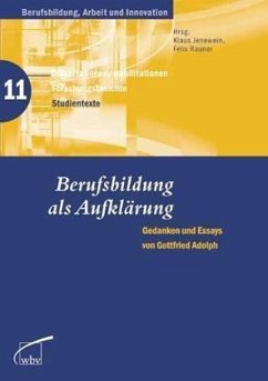 Cover Berufsbildung als Aufklärung
