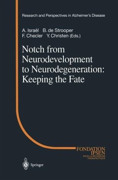 Notch from Neurodevelopment to Neurodegeneration: Keeping the Fate - Israel, Alain / Strooper, B. de / Checler, Frederic / Christen, Yves (eds.)