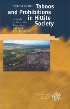 Cover Taboos and Prohibitions in Hittite Society