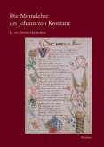 Die Minnelehre des Johann von Konstanz
