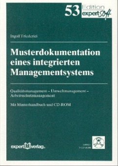 Musterdokumentation eines integrierten Managementsystems, m. CD-ROM - Friederici, Ingolf