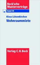 Wohnraummiete, m. Diskette - Lützenkirchen, Klaus