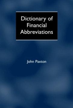 Dictionary of Financial Abbreviations