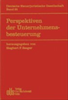 Cover Perspektiven der Unternehmensbesteuerung