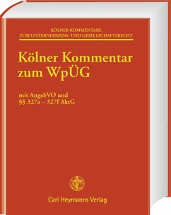 Cover Kölner Kommentar zum WpÜG